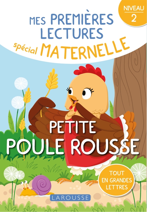 Couverture ebook de 1ERES LECTURES MATERNELLE niveau 2 - Petite Poule rousse, de Laura Carrion, Sophie de Mullenheim