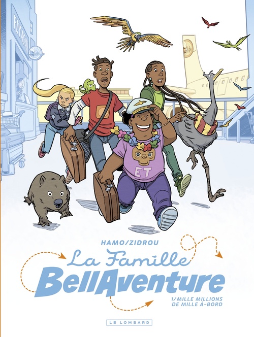 ebook cover of La Famille Bellaventure - Tome 1 - Mille Millions de Mille À-bord, by Zidrou