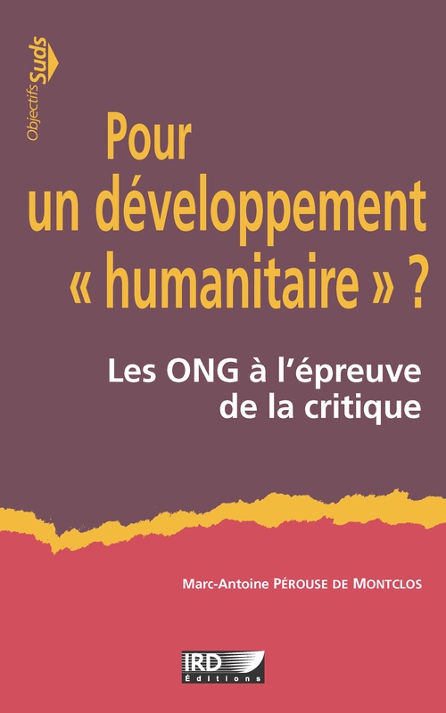 Couverture ebook de Pour un développement « humanitaire » ?, de Marc-Antoine Pérouse de Montclos