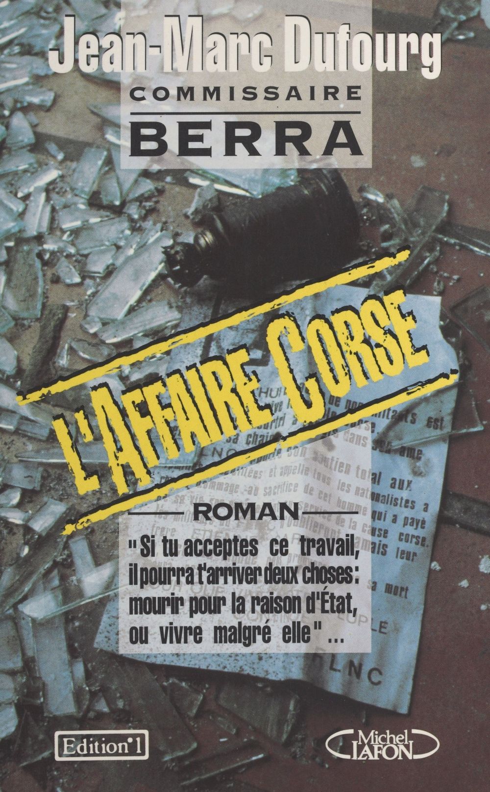 Couverture ebook de Commissaire Berra : l'affaire corse, de Jean-Marc Dufourg