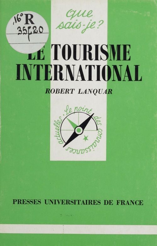 ebook cover of Le Tourisme international, by Robert Lanquar