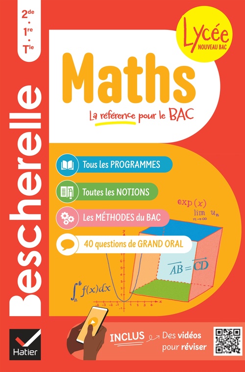 ebook cover of Bescherelle lycée - Maths 2de, 1re, Tle Nouveau bac, by Anthony Amalric, Géraud Chaumeil, Nathalie Defloraine, Marie-Annick Derrien, Olivier Imbert, Emmanuel Leroy