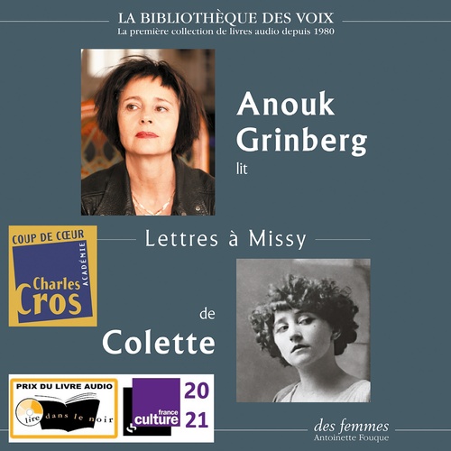 Couverture audiobook de Lettres à Missy, de Colette