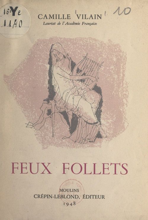 Couverture ebook de Feux follets, de Camille Vilain