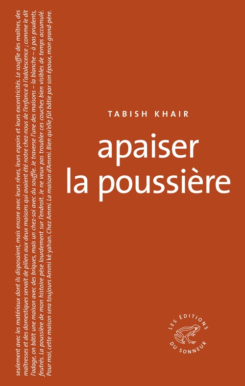 ebook cover of Apaiser la poussière, by Tabish Khair