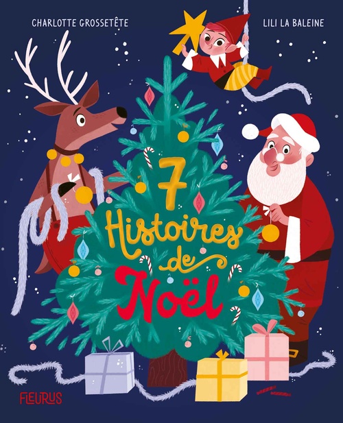 ebook cover of 7 histoires de Noël, by Charlotte Grossetête, Lili la Baleine