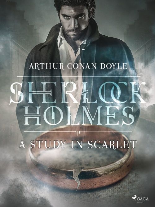 Couverture ebook de A Study in Scarlet, de Sir Arthur Conan Doyle