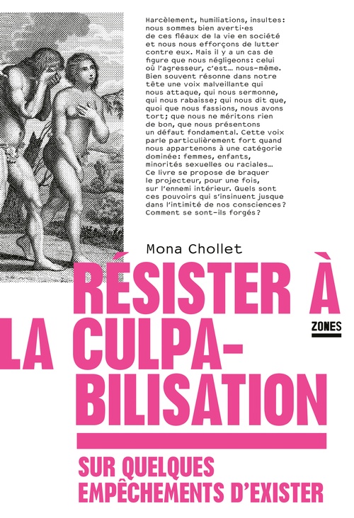 Couverture ebook de Résister à la culpabilisation - Sur quelques empêchements d'exister, de Mona Chollet