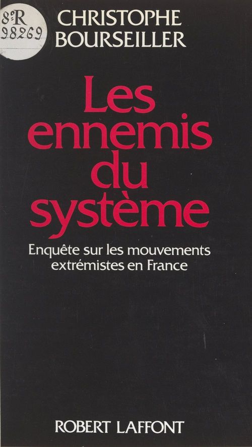 ebook cover of Les ennemis du système, by Christophe Bourseiller