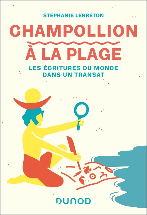 ebook cover of Champollion à la plage, by Stéphanie Lebreton