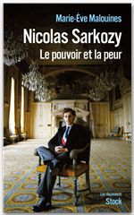 Couverture ebook de Nicolas Sarkozy, de Marie-ève Malouines