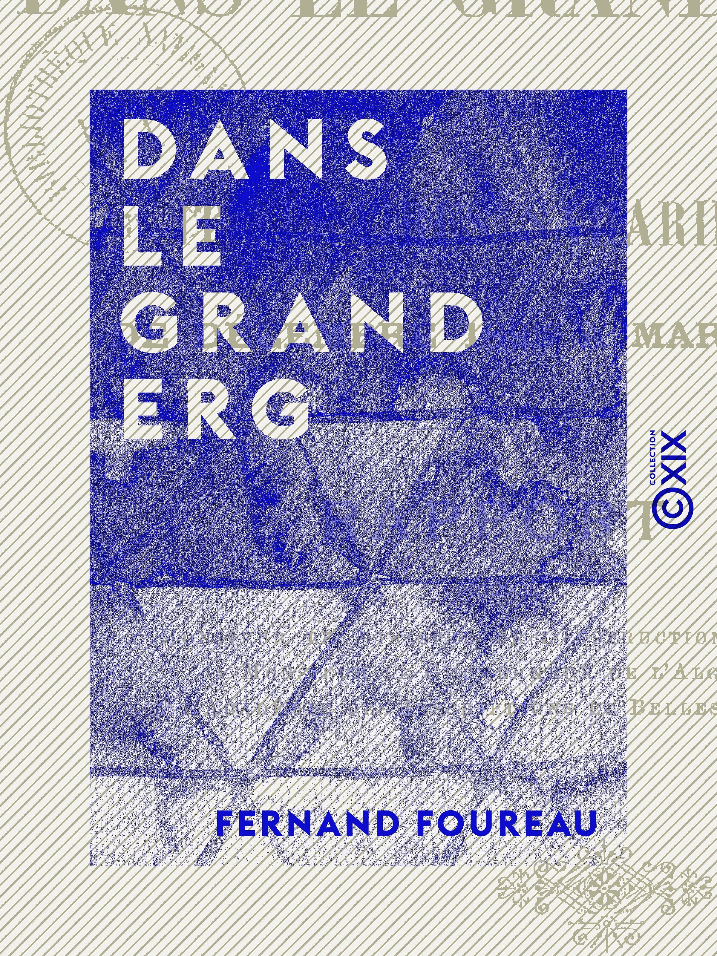 ebook cover of Dans le Grand Erg, by Fernand Foureau