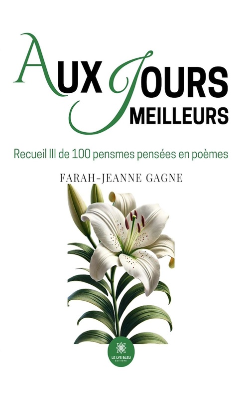 Couverture ebook de Aux jours meilleurs, de Farah-Jeanne Gagne