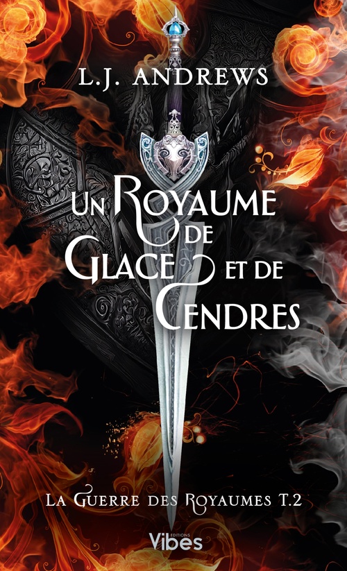 ebook cover of Un royaume de glace et de cendres, by L.J. Andrews