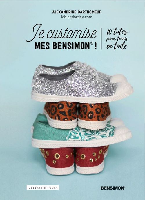 Couverture ebook de Je customise mes Bensimon, de Alexandrine Barthomeuf