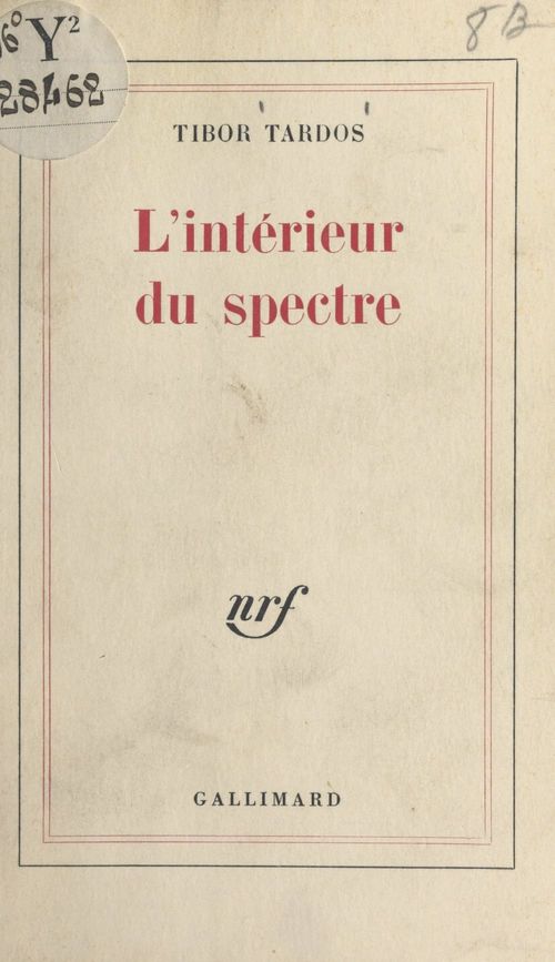 Couverture ebook de L'intérieur du spectre, de Tibor Tardos