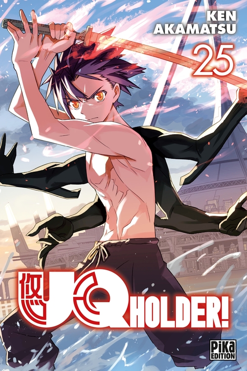 ebook cover of UQ Holder! T25, by Ken Akamatsu