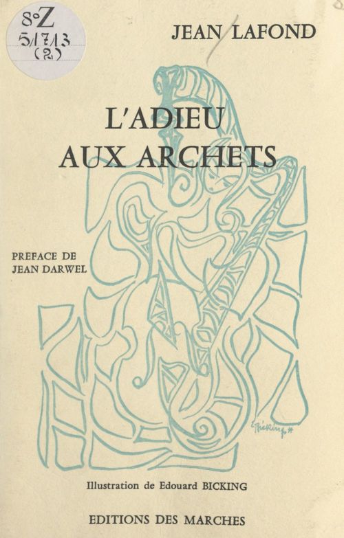 ebook cover of L'adieu aux archets, by Jean Lafond