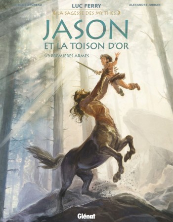 Couverture ebook de Jason et la toison d'or - Tome 01, de Clotilde Bruneau, Alexandre Jubran, Didier Poli, Luc Ferry