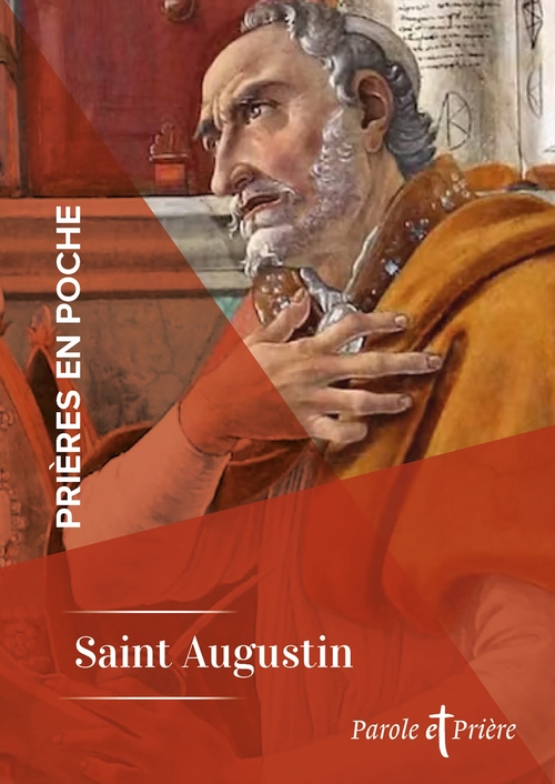 Couverture ebook de Prières en poche - Saint Augustin, de Saint Augustin