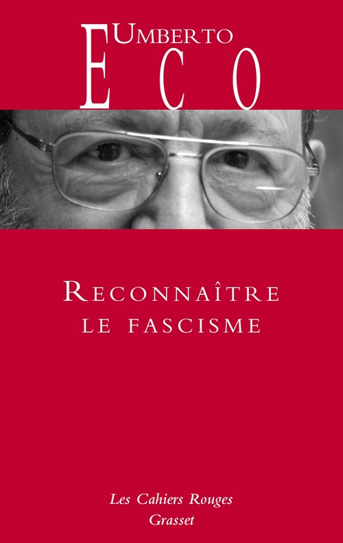 ebook cover of Reconnaître le fascisme, by Umberto Eco