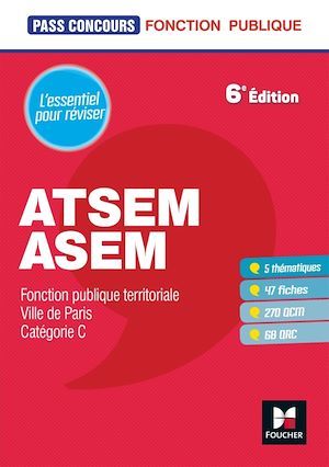 ebook cover of Pass'Concours ATSEM/ASEM - Entrainement et révision, by Jocelyne Guérin