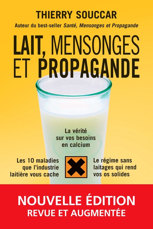 Couverture ebook de Lait, mensonges et propagande, de Thierry Souccar