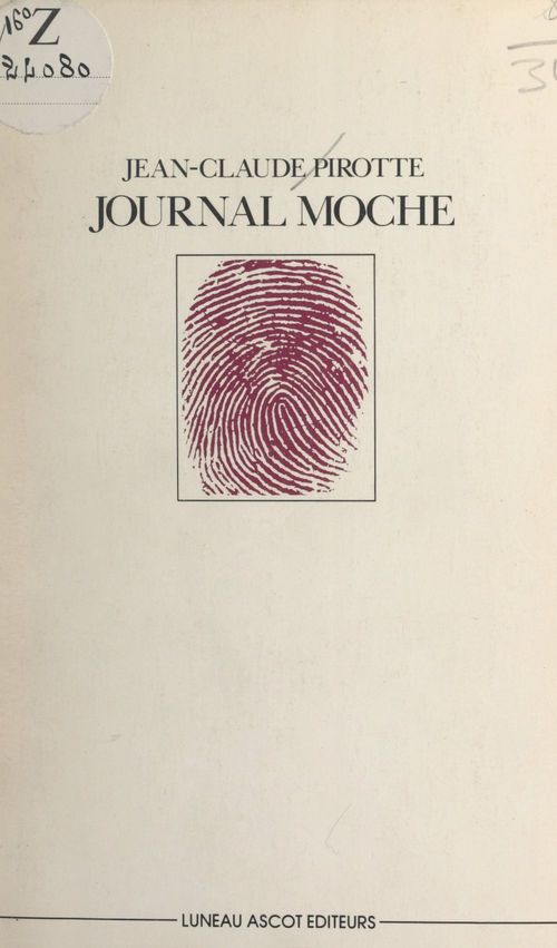 ebook cover of Le journal moche, by Jean-Claude Pirotte