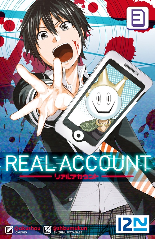 Couverture ebook de Real Account - tome 3, de Okushou, Shizumu Watanabe