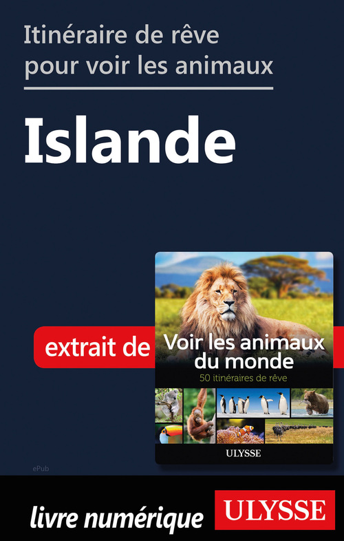 Couverture ebook de Itinéraire de rêve pour voir les animaux - Islande, de Ariane Arpin-Delorme