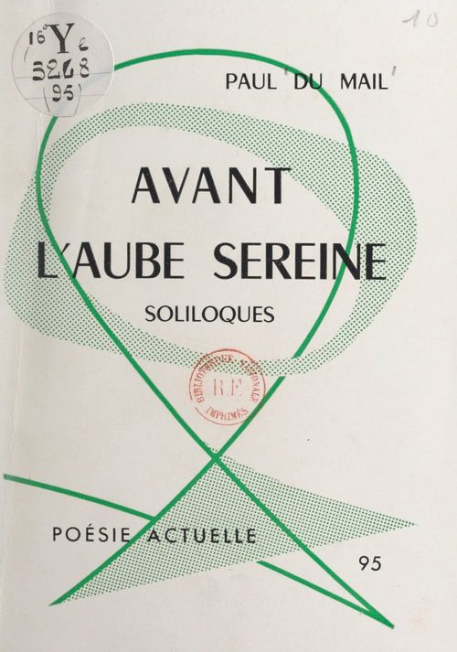 ebook cover of Avant l'aube sereine, by Paul Du Mail