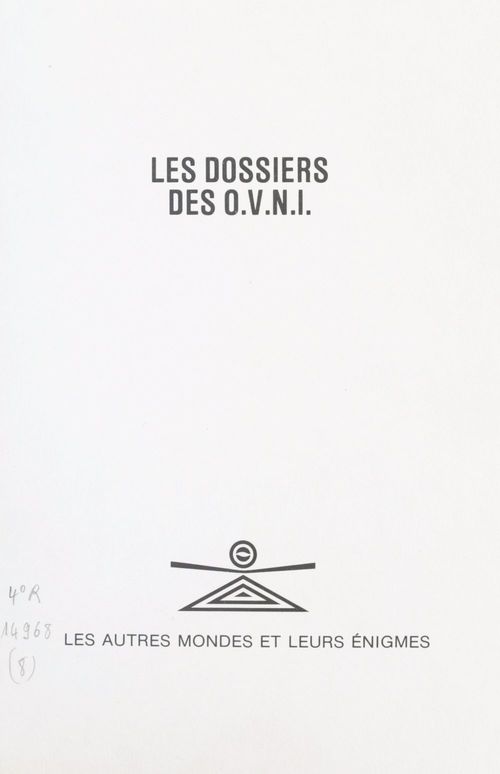 ebook cover of Les dossiers des O.V.N.I., by Henry Durrant