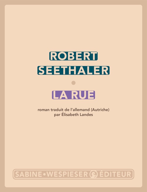 Couverture ebook de La Rue, de Robert Seethaler