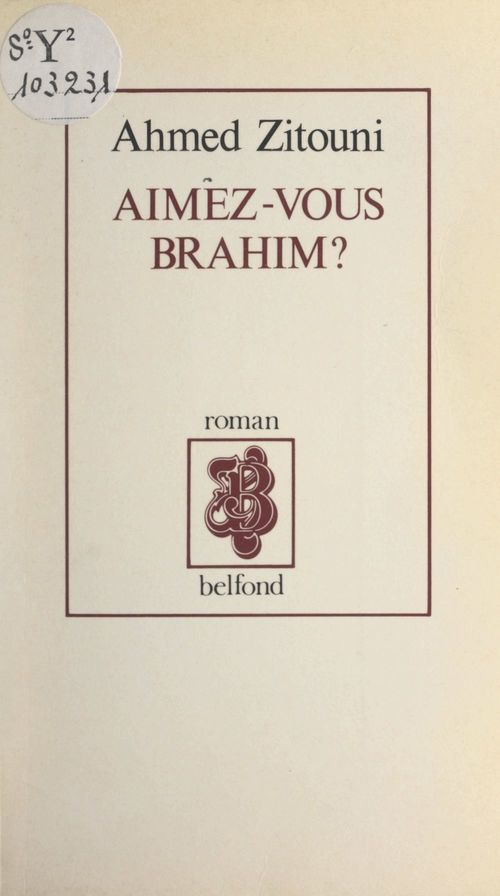 ebook cover of Aimez-vous Brahim ?, by Ahmed Zitouni