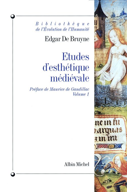 Couverture ebook de Études d'esthétique médiévale - tome 1, de Edgar Bruyne
