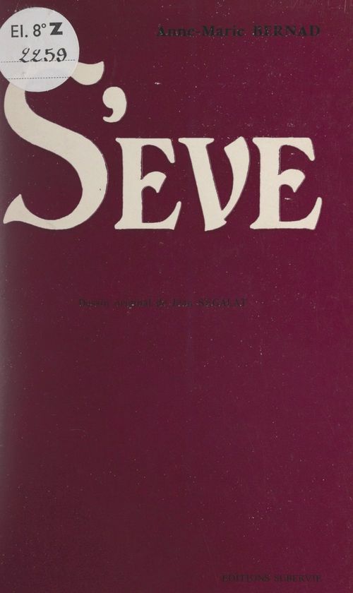 Couverture ebook de S'eve, de Anne-Marie Bernad