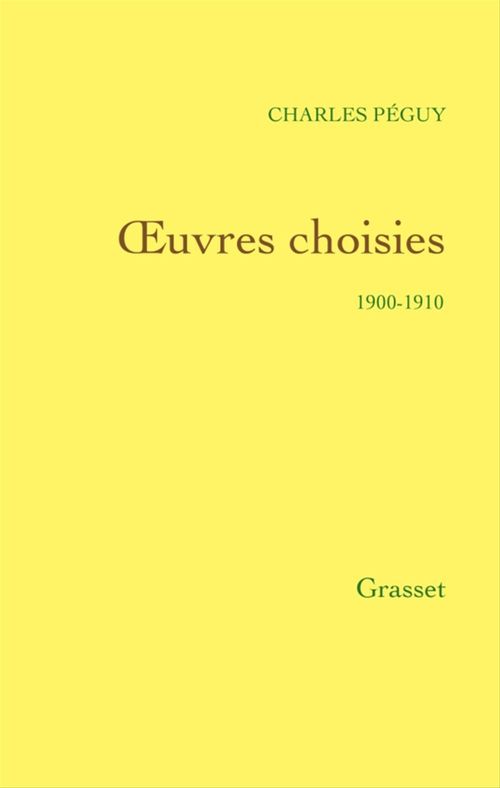 ebook cover of Oeuvres choisies, by Charles Péguy