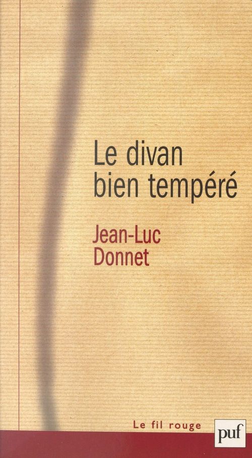 ebook cover of Le divan bien tempéré, by Jean-luc Donnet