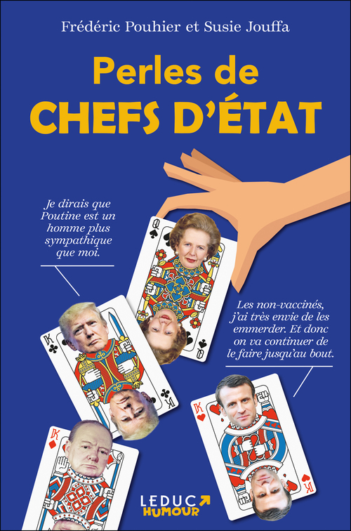 Couverture ebook de Perles de chefs d'État, de Susie Jouffa, Frédéric Pouhier