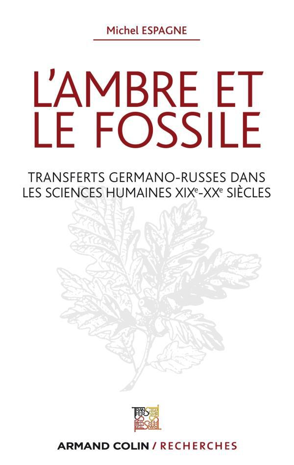 Couverture ebook de L'ambre et le fossile - Transferts germano-russes dans les sciences humaines XIXe-XXe, de Michel Espagne