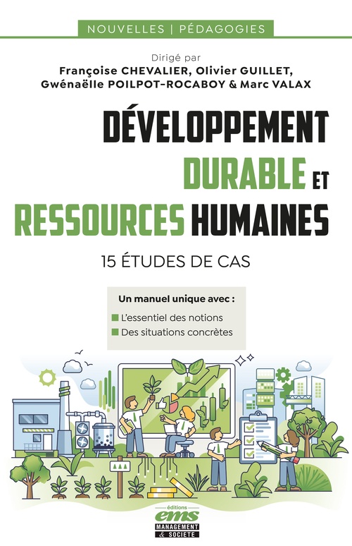 ebook cover of Développement durable et ressources humaines : 15 études de cas, by Collectif, Françoise Chevalier, Olivier Guillet, Gwénaëlle Poilpot-Rocaboy, Marc Valax
