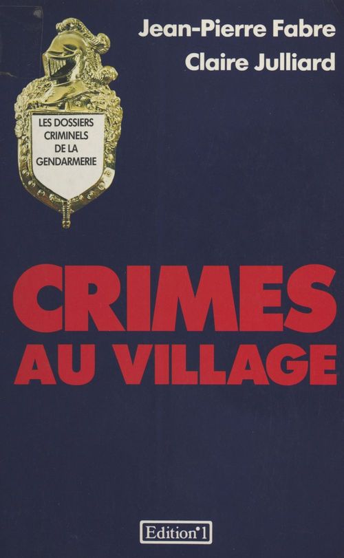 ebook cover of Crimes au village, by Fabre/Julliard