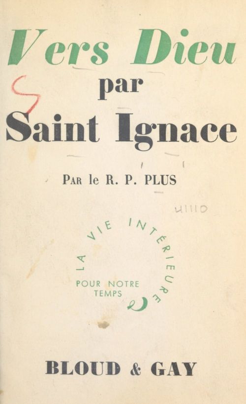 ebook cover of Vers Dieu par Saint Ignace, by Raoul Plus