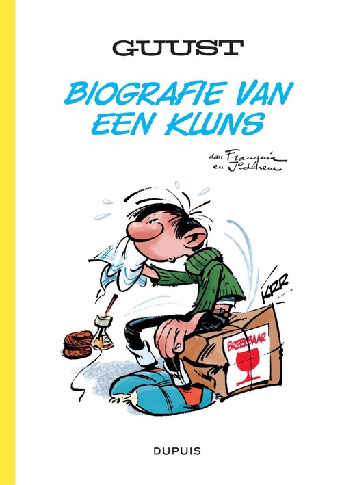 ebook cover of Guust, biografie van een kluns, by Franquin, Jidéhem