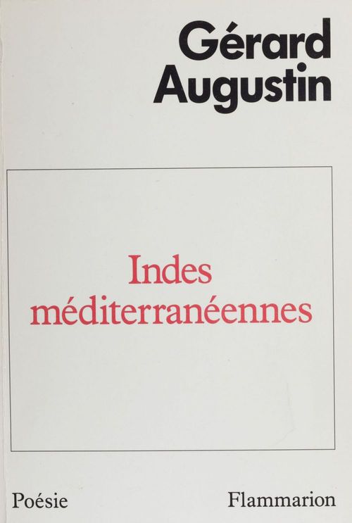 Couverture ebook de Indes méditerranéennes, de Augustin Gérard
