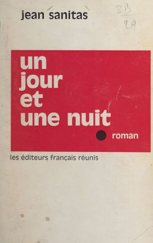 ebook cover of Un jour et une nuit, by Jean Sanitas