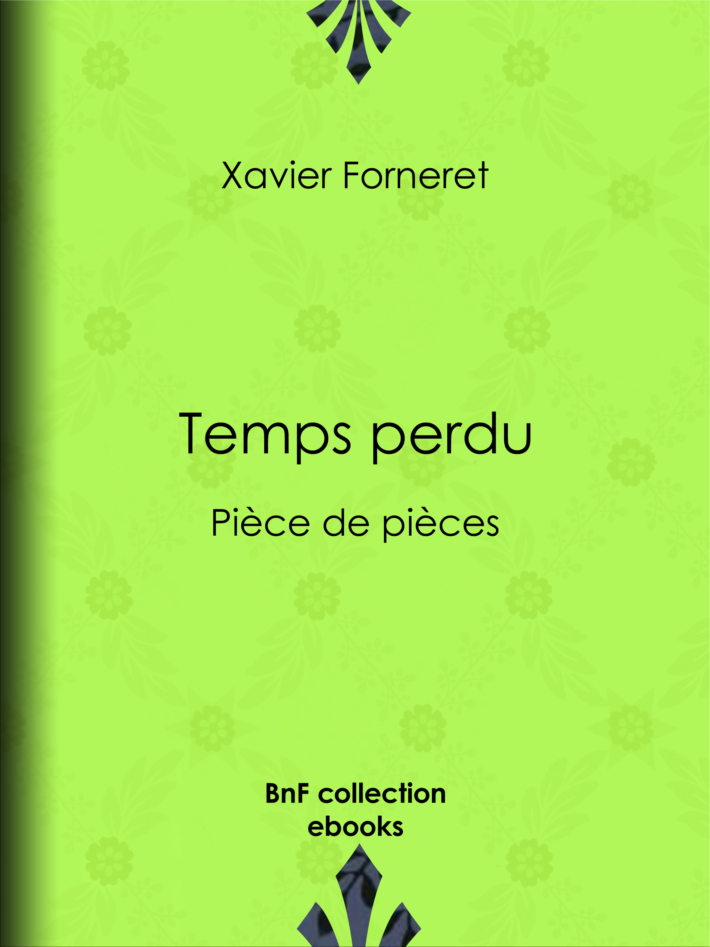 ebook cover of Temps perdu, by Xavier Forneret