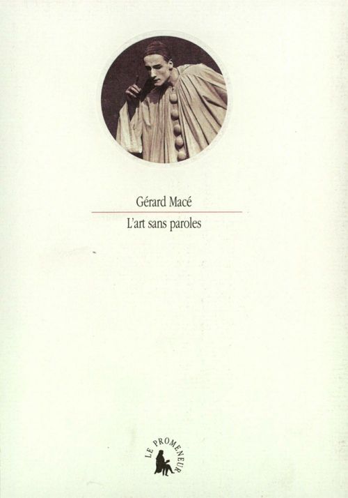 Couverture ebook de L'art sans paroles, de Gérard Macé