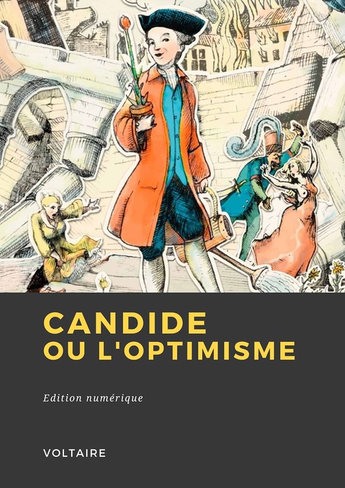 Couverture ebook de Candide ou l'Optimisme, de Voltaire