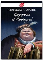 Couverture ebook de Gargantua et Pantagruel, de Rabelais-F+Laporte-M
